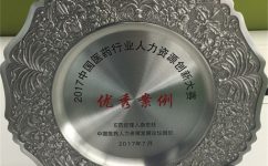 永利欢乐娱人城药业股份有限公司荣获2017中国医药行业人力资源创新大赛优秀案例奖